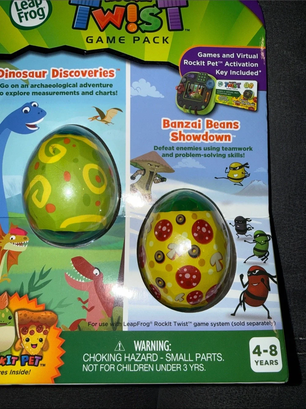 LeapFrog RockIt Twist Game Pack - Green and Yellow Egg Set